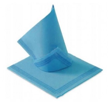 Serwetka 38X38 z paskiem TENDENCE BŁĘKITNA 50szt