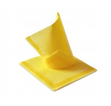 Serwetka 38X38 z paskiem TENDENCE ŻÓŁTA 50szt