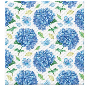 Serwetka 38x40cm softpl PAW Rhuth Hydrangea 20szt