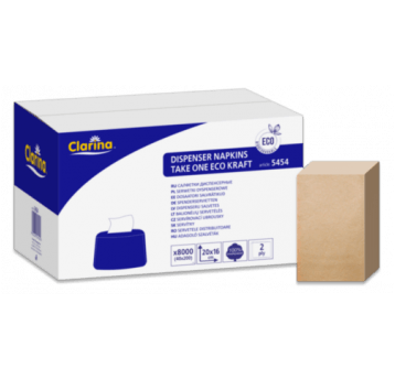 Serwetka dysp 2W CLARINA MAXI ECO 16x20cm 8000szt