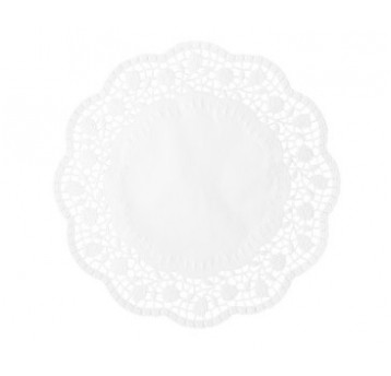 Serwetka ozdobna AŻUR OKRĄGŁĄ 30cm 6szt
