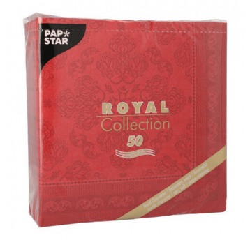 Serwetka ROYAL 40x40 Arabesque BORDOWA 50szt /5