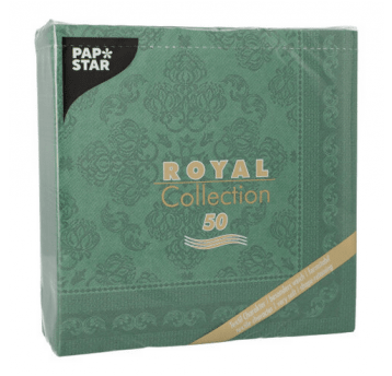 Serwetka ROYAL 40x40 Arabesque CM ZIELONA 50szt /5