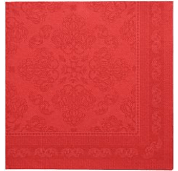 Serwetka ROYAL 40x40 Arabesque CZERWONA 50szt /5