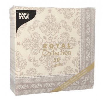 Serwetka ROYAL 40x40 Arabesque MOCCA 50szt /5