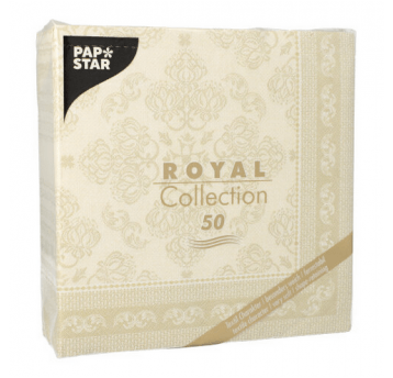 Serwetka ROYAL 40x40 Arabesque SZAMPAN 50szt /5