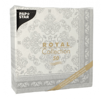 Serwetka ROYAL 40x40 Arabesque SZARA 50szt /5