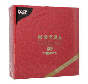 Serwetka ROYAL 40x40 Casali BORDOWA 50szt /5