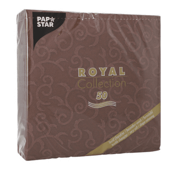 Serwetka ROYAL 40x40 Casali BRĄZ 50szt /5