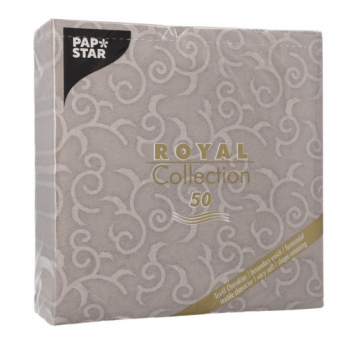 Serwetka ROYAL 40x40 Casali SZARA 50szt /5