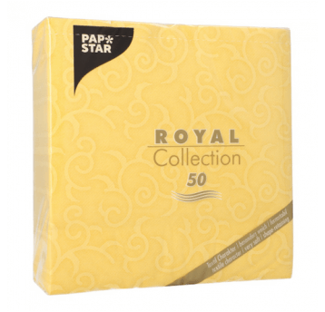 Serwetka ROYAL 40x40 Casali ŻÓŁTA 50szt /5