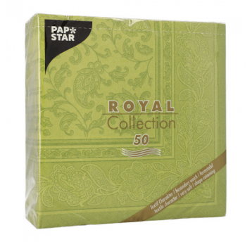 Serwetka ROYAL 40x40 Ornaments OLIWKOWA 50szt /5