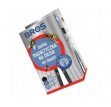Siatka na drzwi magnetyczna 100x220 CZARNA