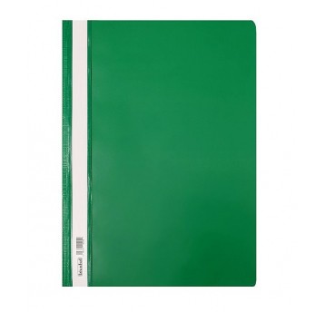 Skoroszyt Biurfol BEZ oczek A4 ZIELONY 10szt