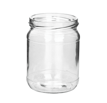 SŁOIK szklany 450ml 66mm 4zacz 16szt