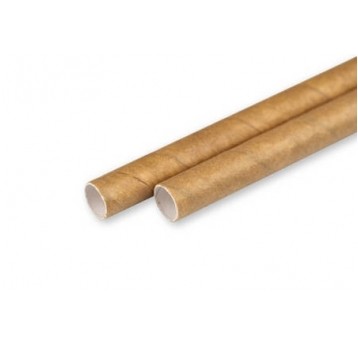 Słomka papierowa 8x197mm KRAFT 250szt