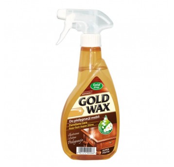 Spray do mebli GOLD WAX 400ml BRĄZOWY /10