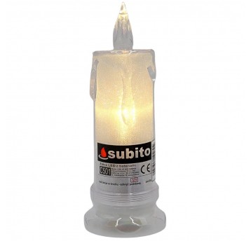 Świeca LED SUBITO brokat C501 / C502 AT65/180