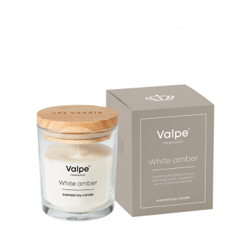 Świeca sojowa zapach VALPE Biały Bursztyn