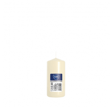 Świeca walec AURA 5 x 10cm KREM ECRU /8