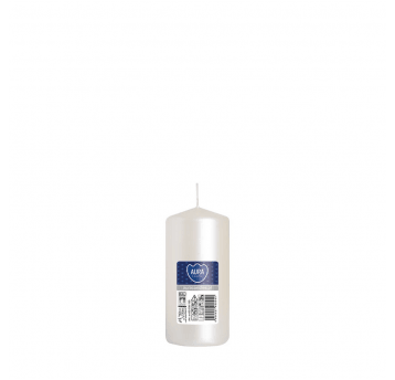 Świeca walec AURA 5 x 10cm PERŁOWA /8