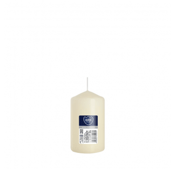 Świeca walec AURA 6 x 10cm KREM ECRU /6