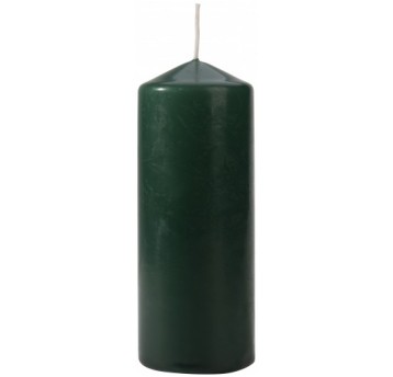 Świeca walec AURA 6 x 15cm BUTELKOWA ZIELEŃ