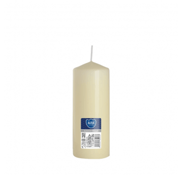 Świeca walec AURA 6 x 15cm KREM ECRU /6