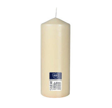 Świeca walec AURA 8 x 20cm KREM ECRU /6