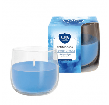 Świeca zapach kolor AURA Antytabak