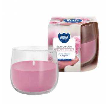 Świeca zapach kolor AURA Ogród SPA