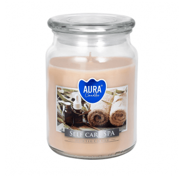 Świeca zapach SŁÓJ duża AURA Self Care SPA