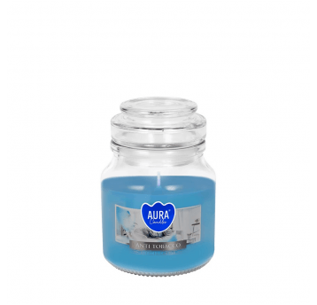 Świeca zapach SŁÓJ mała AURA Antytabak