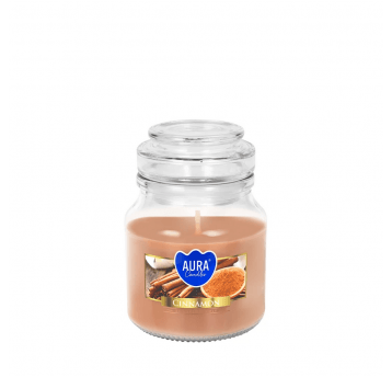 Świeca zapach SŁÓJ mała AURA Cynamon /6