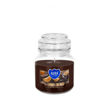 Świeca zapach SŁÓJ mała AURA Czekolada Pomarańcza