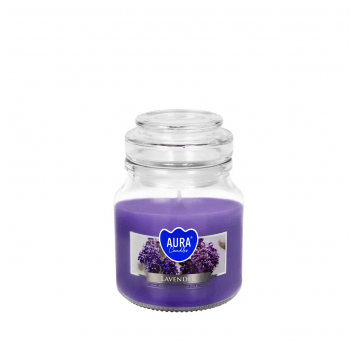 Świeca zapach SŁÓJ mała AURA Lawenda /6