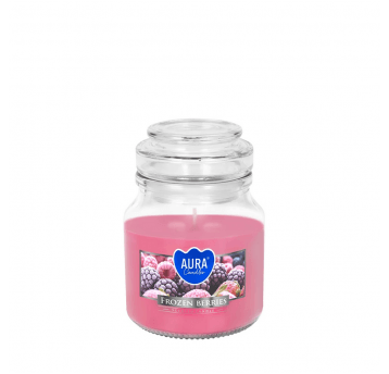 Świeca zapach SŁÓJ mała AURA Mrożone Jagod