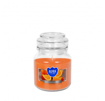 Świeca zapach SŁÓJ mała AURA Pomarańcza /6