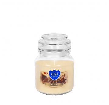 Świeca zapach SŁÓJ mała AURA Wanilia /6
