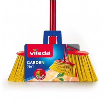 Szczotka/Miotła z kijem VILEDA GARDEN WYSTAWKA