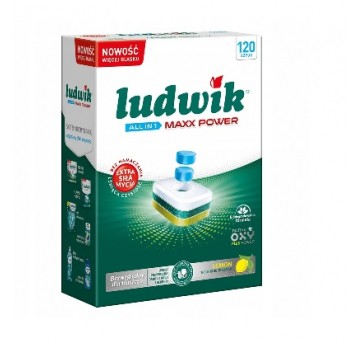 Tabletki do zmywarki LUDWIK 120szt All in One lemo