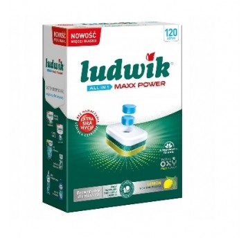 Tabletki do zmywarki LUDWIK 120szt All in One lemo
