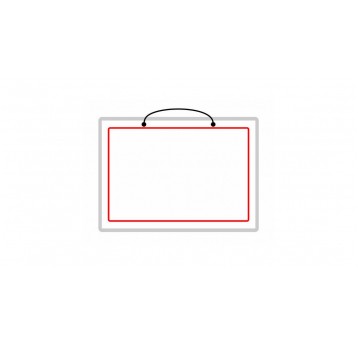 Tabliczka A4 laminowana Pusta Okienko