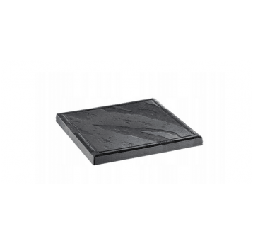 Taca cate kamień czarna kwadratowa 24x24 10szt /12