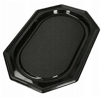 Taca Cateringowa 35x25x2cm PET CZARNA 10szt /10