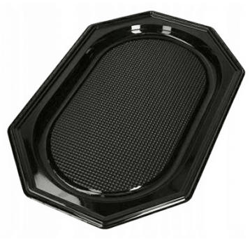 Taca Cateringowa 55x36x3cm PET CZARNA 10szt /10