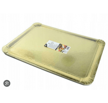 Taca papierowa ZŁOTA 34x45,5cm 5szt /10