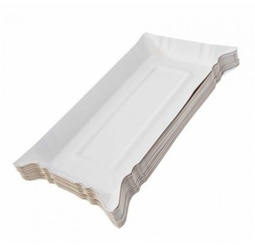 Tacka papierowa prostokątna 13x32 500szt POLKRYS