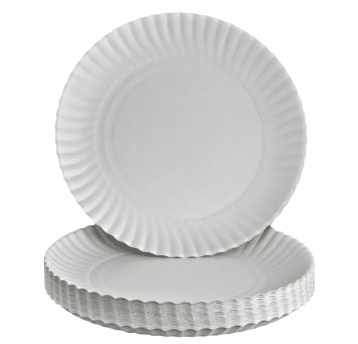 Talerz papierowy BIAŁY 24cm ENJOY 100szt