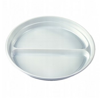 Talerz PP 2-DZ 22cm BITTNER biały WRU 100szt /10